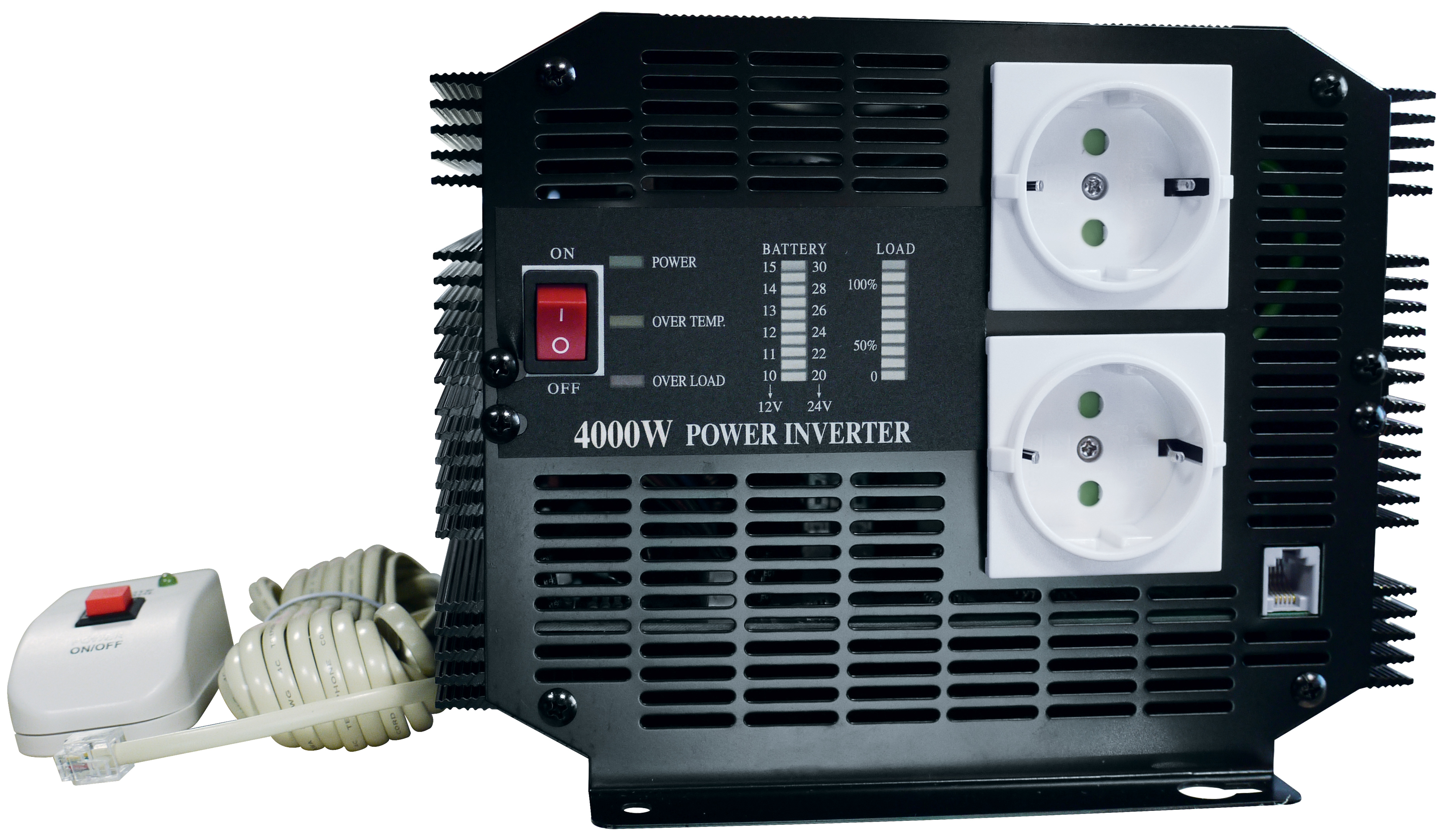 Convertisseur 24 V / 220 V - 4000 W